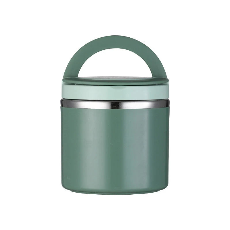 Lunch Box Student Food Container Stainless Steel Insulated Lunch Box Rice Bucket Round Large Capacity Breakfast Cup Eagle Aerie