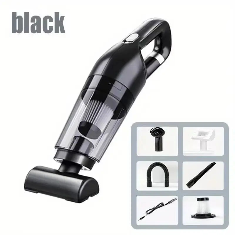Vacuum Cleaner Mini Portable Wireless Hand Held Cleaner Powerful Cleaning Machine Car Home Appliance For Dust Pet Hair USB Charg Eagle Beacon