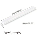 Motion Sensor Lamp Night Light Wireless LED USB Type C Rechargeable Lamp for Kitchen Cabinet Bedroom Wardrobe Staircase Lighting Eagle Beacon