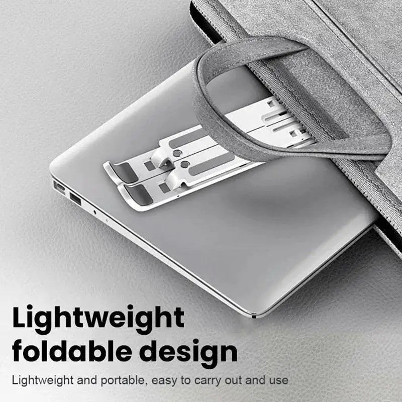 Portable Laptop Stand Foldable Support Base Notebook Stand For Computer Laptop Holder Cooling Pad Riser Macbook Stand  Laptop Eagle Beacon