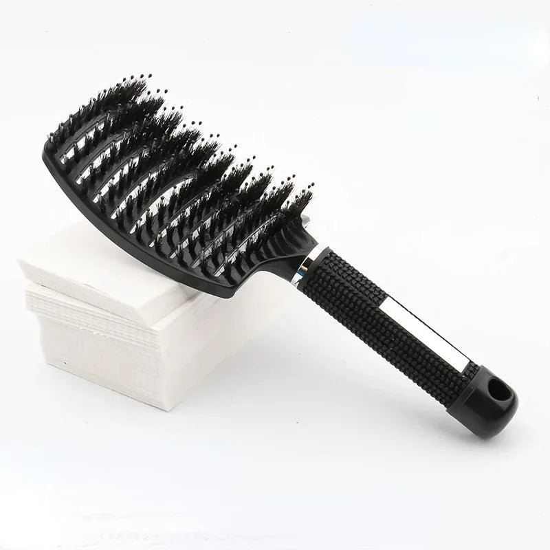 Hair Brush Scalp Massage Comb Hairbrush Bristle&Nylon Women Wet Curly Detangle Hair Brush for Salon Hairdressing Styling Tools Eagle Beacon
