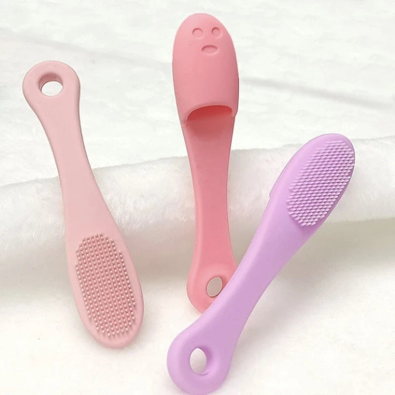Facial Cleansing Brush Black Head Removal Brush Blackhead Double-sided Massage Brushes Beauty Cleaning Tool Facial Nasal Scrub Eagle Beacon