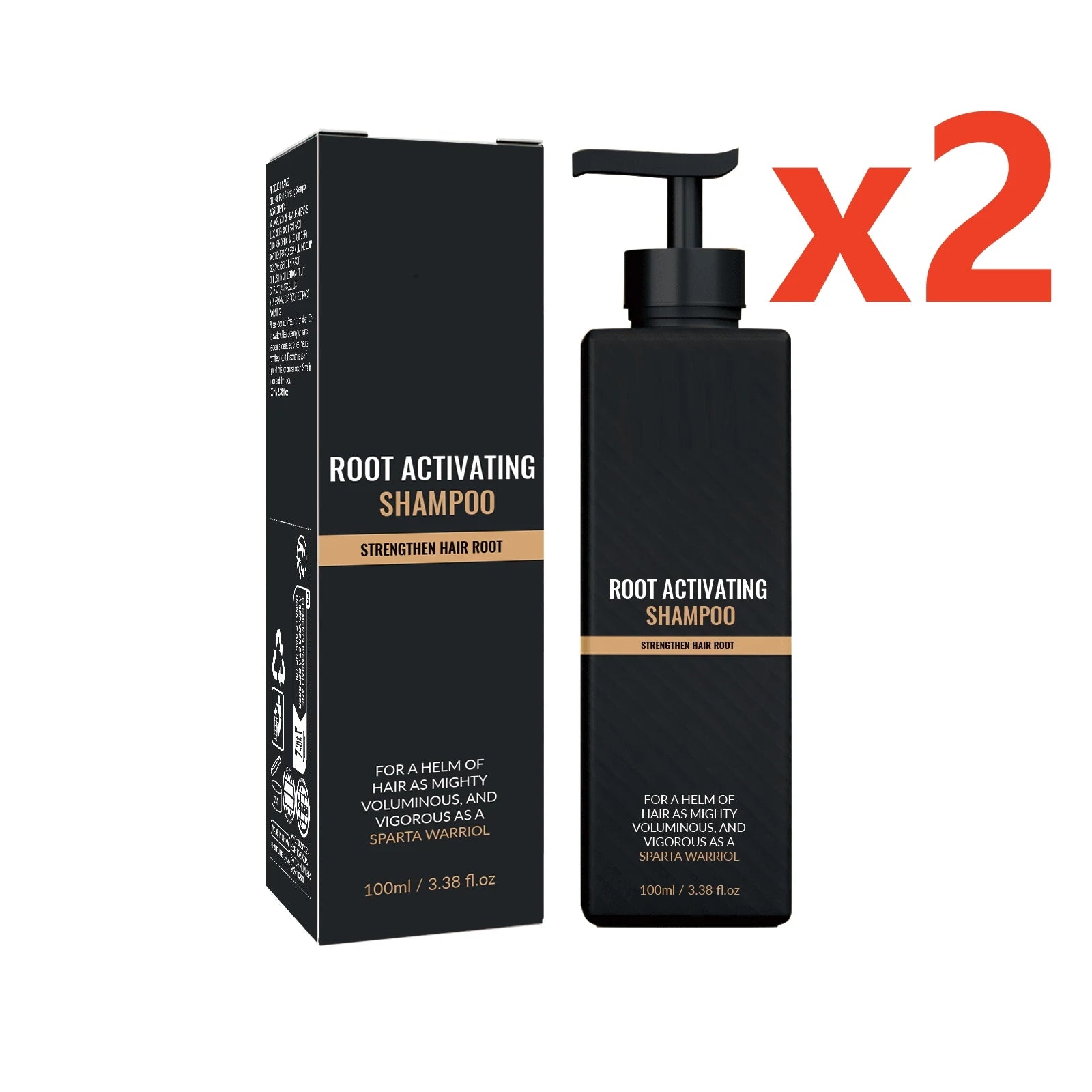 Hair Growth Shampoo for Men Root Activator Strengthening Moisturizing Gently Cleanse Repair Improve Volume Thinning Hair Shampoo Eagle Beacon