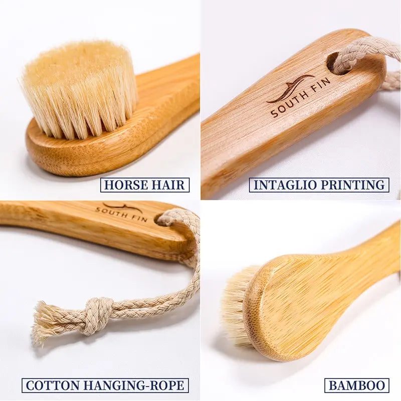 1PC Exfoliating Brush Facial Cleansing Brush Bamboo Hair Facial Cleansing Massage Face Care Brush Deep Pore Cleansing Eagle Beacon