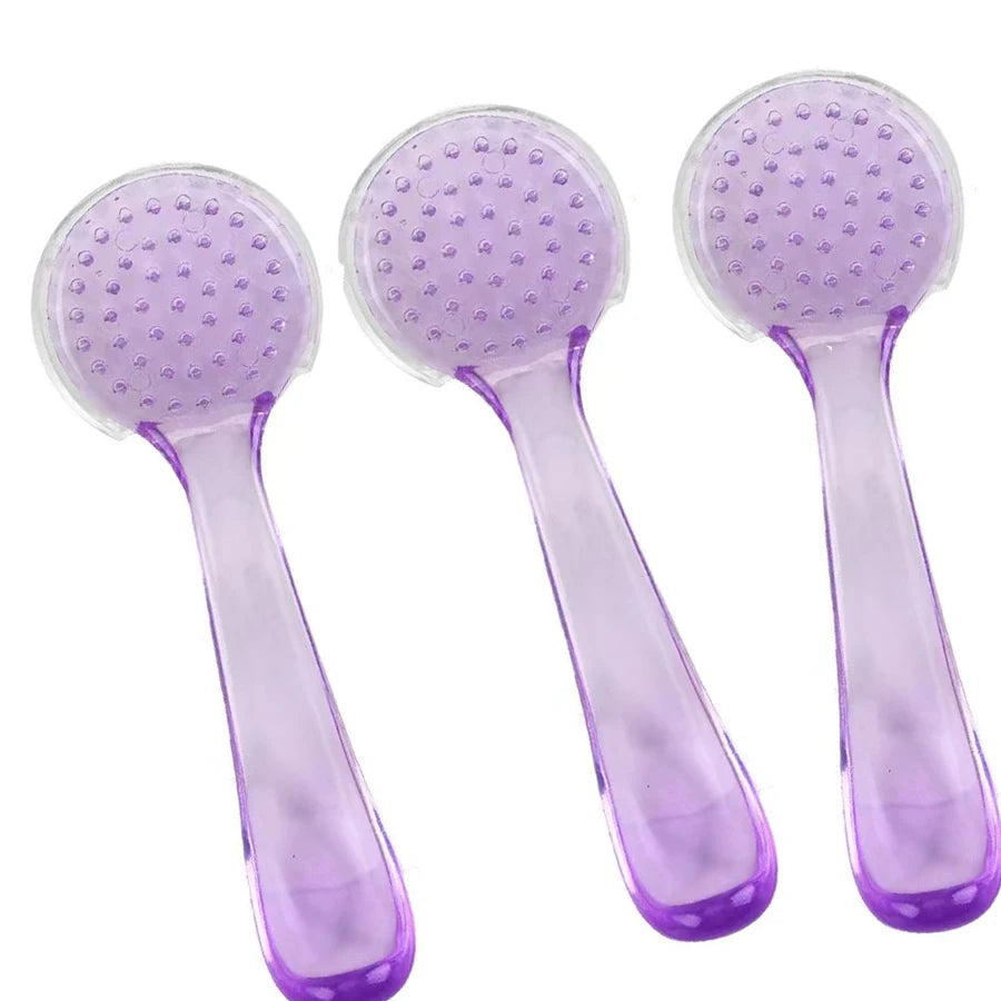 3pcs Facial Cleansing Brush Acrylic Handle Facial Cleansing Brush Soft Bristles Exfoliating Cleansing Brush Eagle Beacon