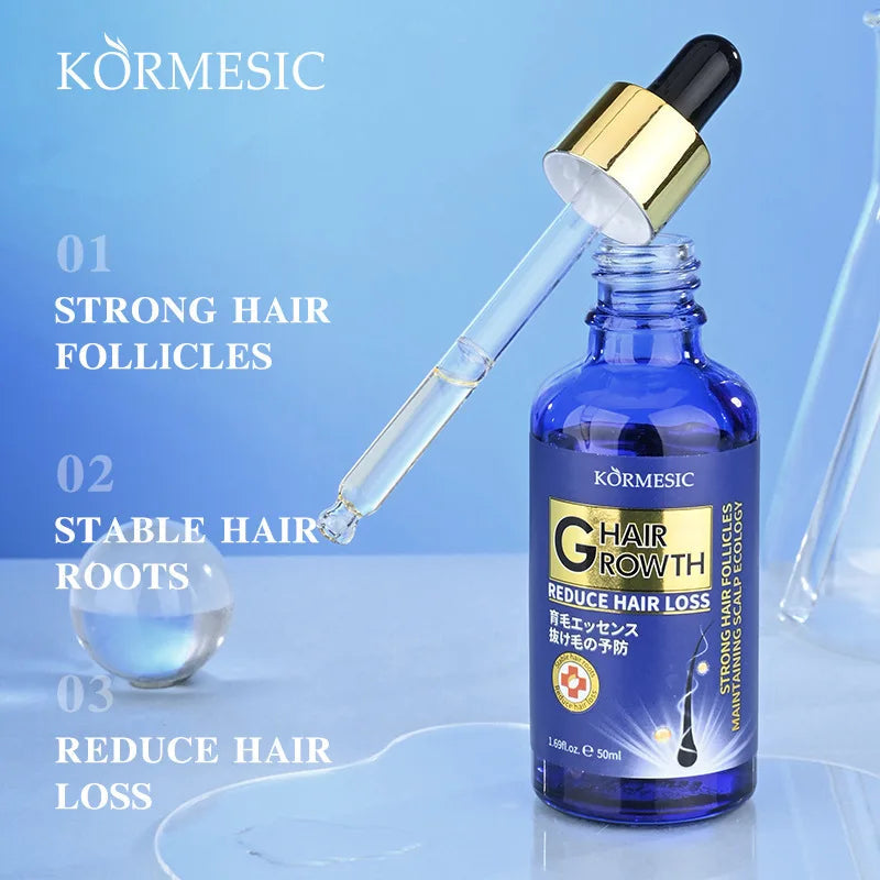 Hair Growth Serum Anti Loss Regrowth Hair Growth Oil Prevent Baldness Repair Damage Scalp Massage Moisturizing Nourish Hair Care Eagle Beacon