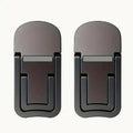 2PCS Mini Foldable Laptop Stand Portable Computer Keyboard Riser with 2 Adjustable Angles Self-Adhesive Invisible Notebook Stand Eagle Beacon