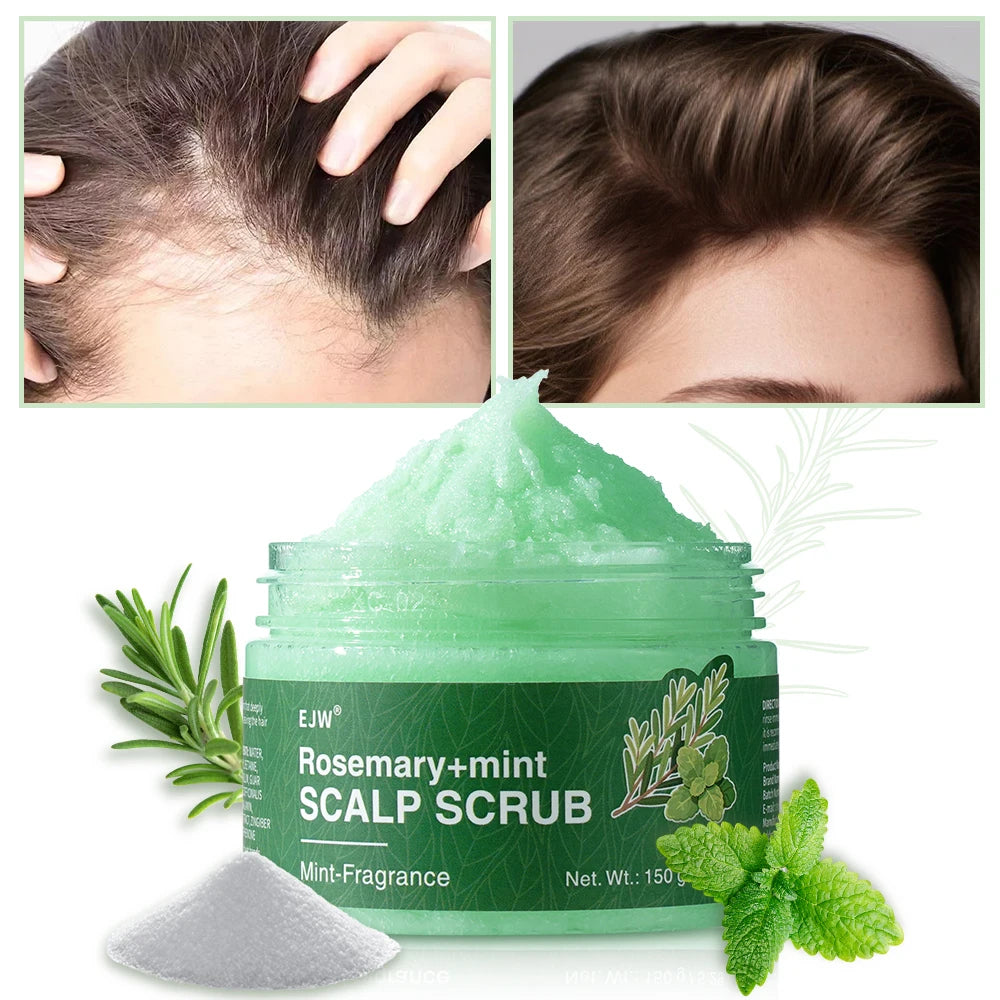 Hair Growth Spray,Scalp Scrub,Rosemary Scalp Exfoliator Scrub Shampoo,Hair Booster Serum,Strengthens Hair Roots,Helps Strengthen Eagle Beacon