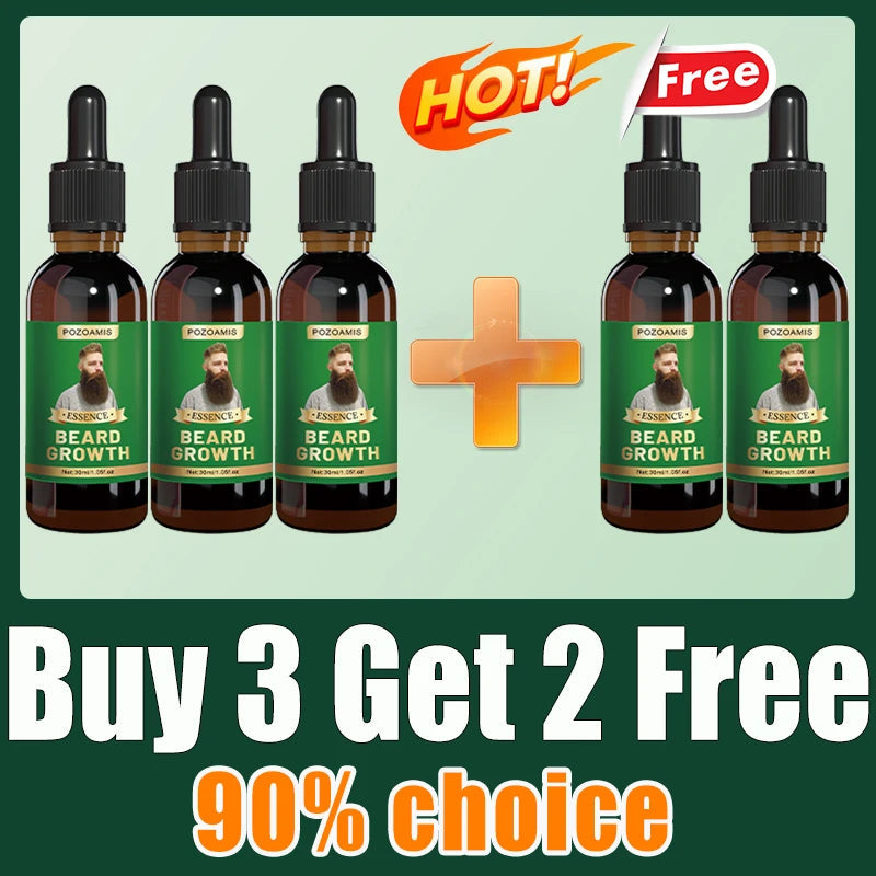 The most effective beard growth essence in 2025, grow a thick beard in 7 days. Chest hair, leg hair, beard and hair growth Eagle Beacon