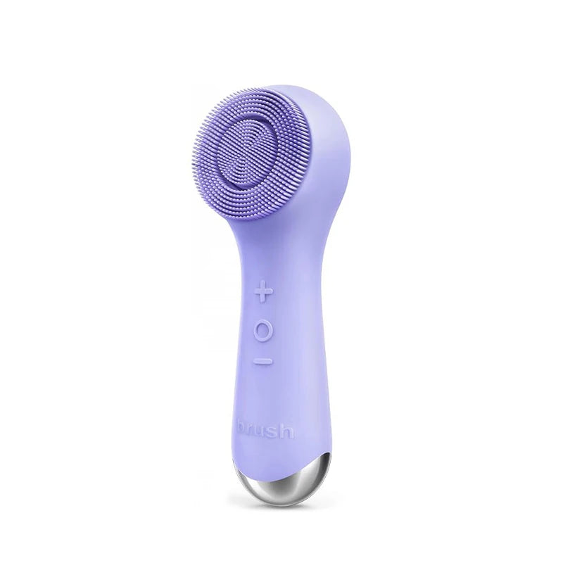 Facial silicone cleansing brush with dual rotation and vibration modes, facial vibration massage, USB charging facial brush Eagle Beacon