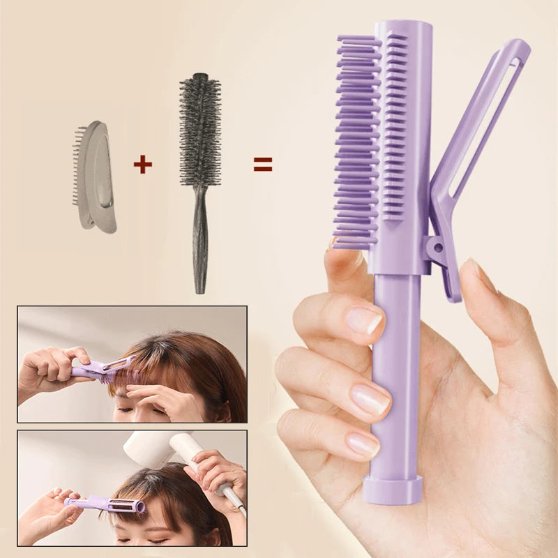 Hair Root Clips Retractable Hair Volumizing Styling Tool 2-in-1 Curling Comb Hair Roller Brush Hairdressing Comb Styling Tools Eagle Beacon