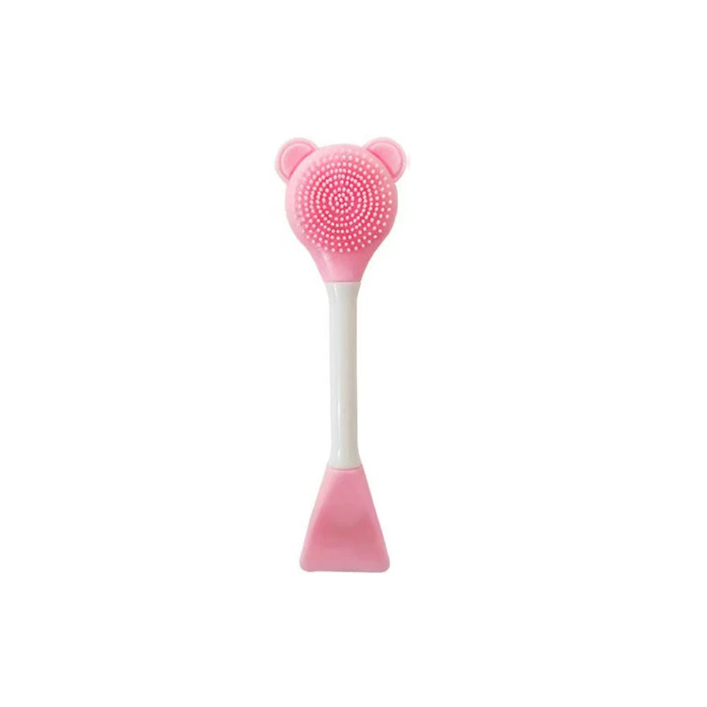 Cleansing Brush 2 In 1 Silicone Mask Brush And Facial Cleaning Brush Are Used For Exfoliation, Massage, Makeup Removal Skin Care Eagle Beacon