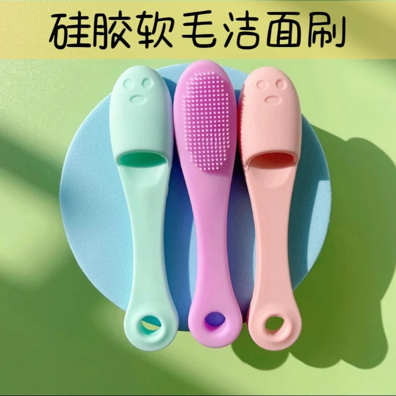 Facial Cleansing Brush Black Head Removal Brush Blackhead Double-sided Massage Brushes Beauty Cleaning Tool Facial Nasal Scrub Eagle Beacon