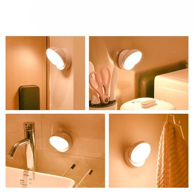 Automatic Wireless Human Motion Sensor Light - Rechargeable LED Night Light for Home, Smart Wardrobe, Hallway, Staircase Eagle Beacon