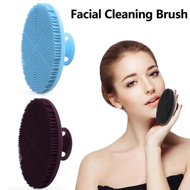 Silicone Facial Cleansing Brush Mini Facial Deep Cleansing Shaving Massage Facial Brush Face Washing Brush Men and women Eagle Beacon