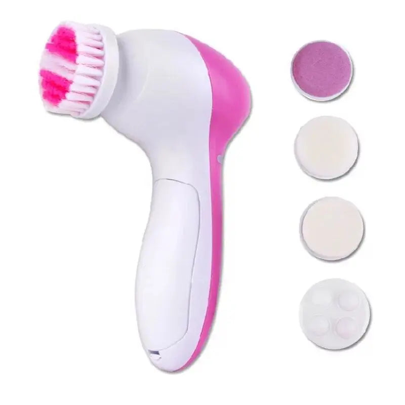 Electric Facial Cleaner 5 IN 1 Face Cleansing Brush Wash Machine Spa Skin Care Massager Blackhead Cleaning Facial Cleanser Tools Eagle Beacon