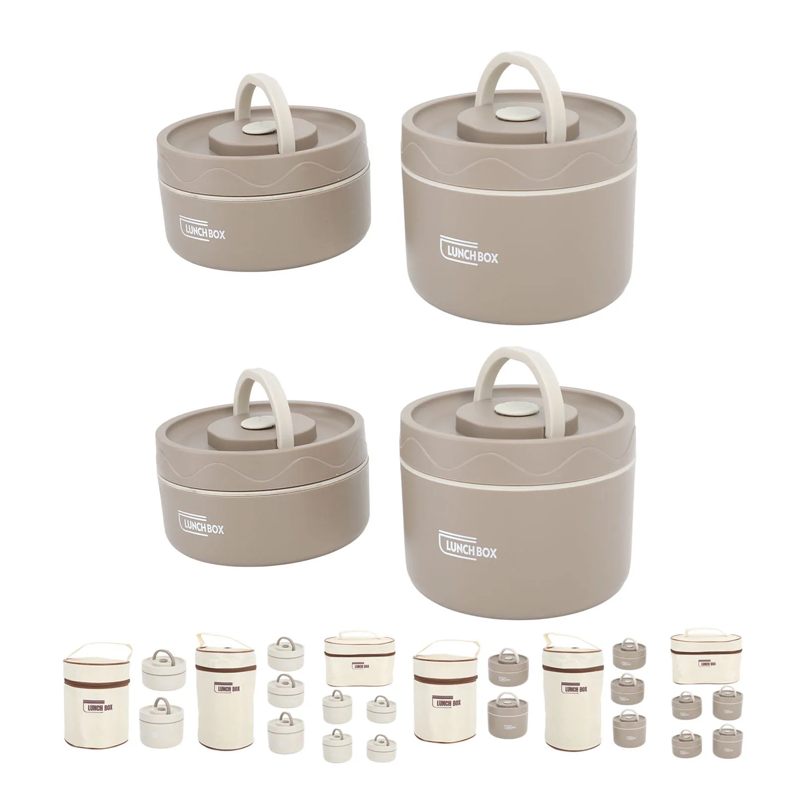 Thermal Lunch Box  304 Stainless Steel Multifunction Portable Insulated Lunch Container with Thermal Bag For School Student Eagle Aerie