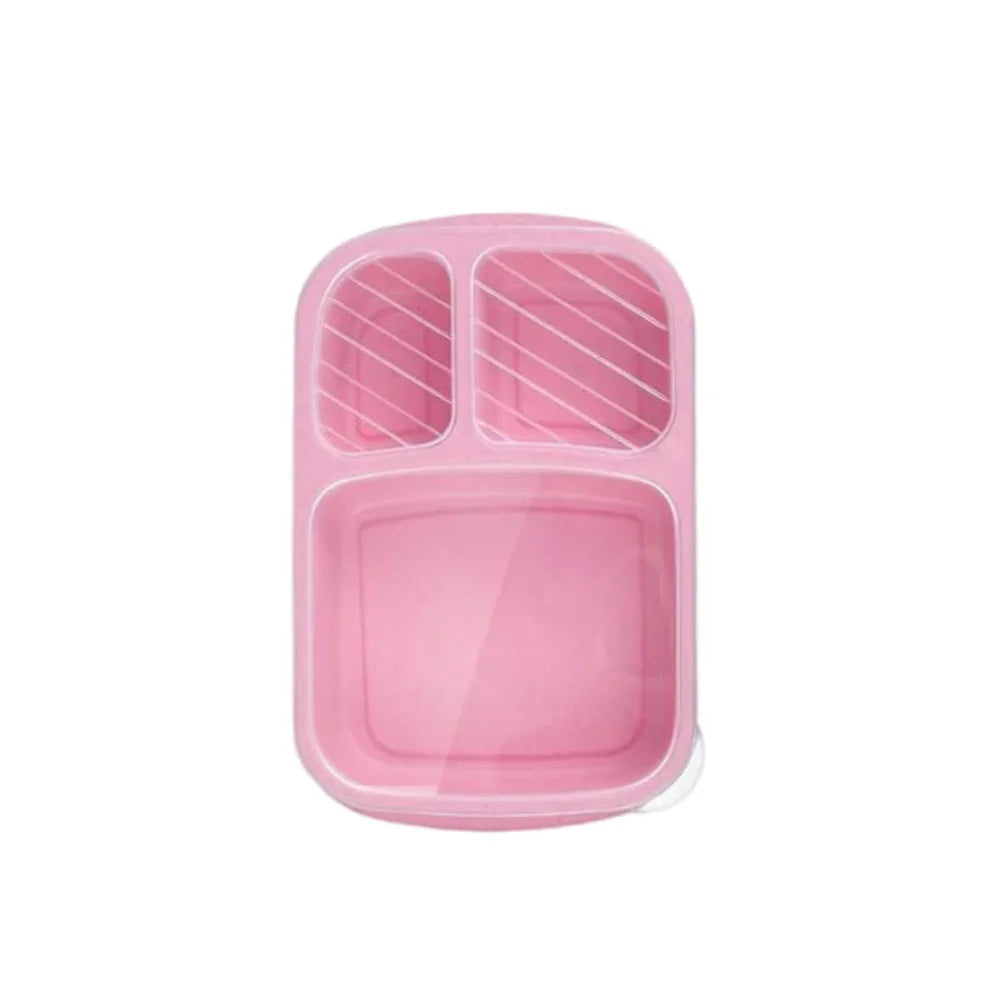 Square lunch box can be heated in the microwave. An environmentally friendly lunch box for meals. Eagle Aerie