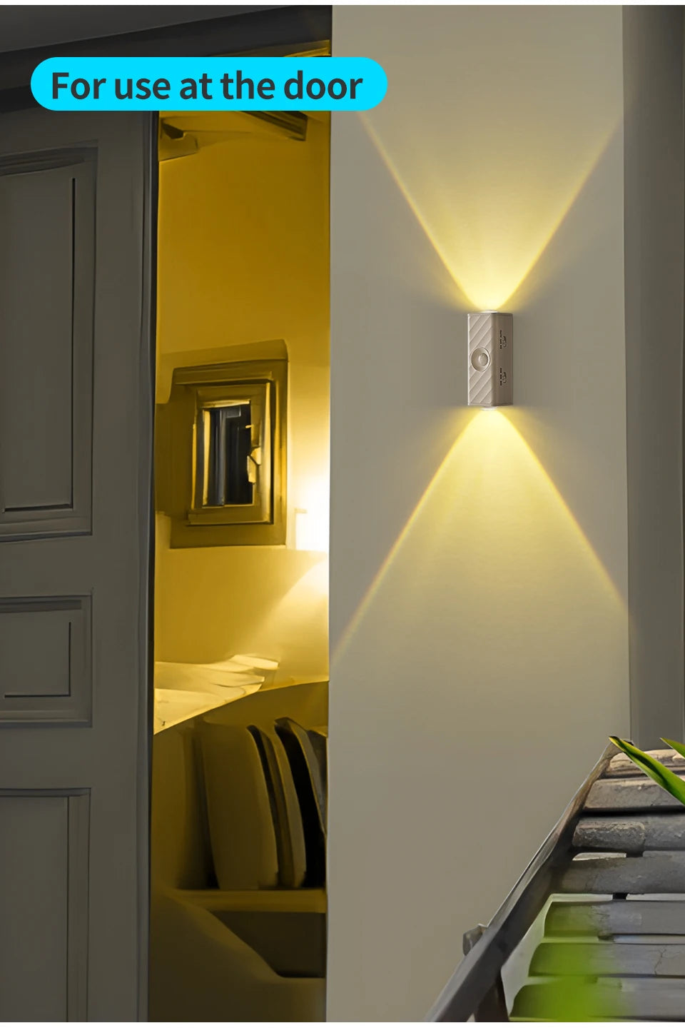 Motion Sensor LED Night Light with Remote Controller Magnetic Wall Lamp for Kitchen Stairs Wardrobe Corridor Bedroom Decor Eagle Beacon