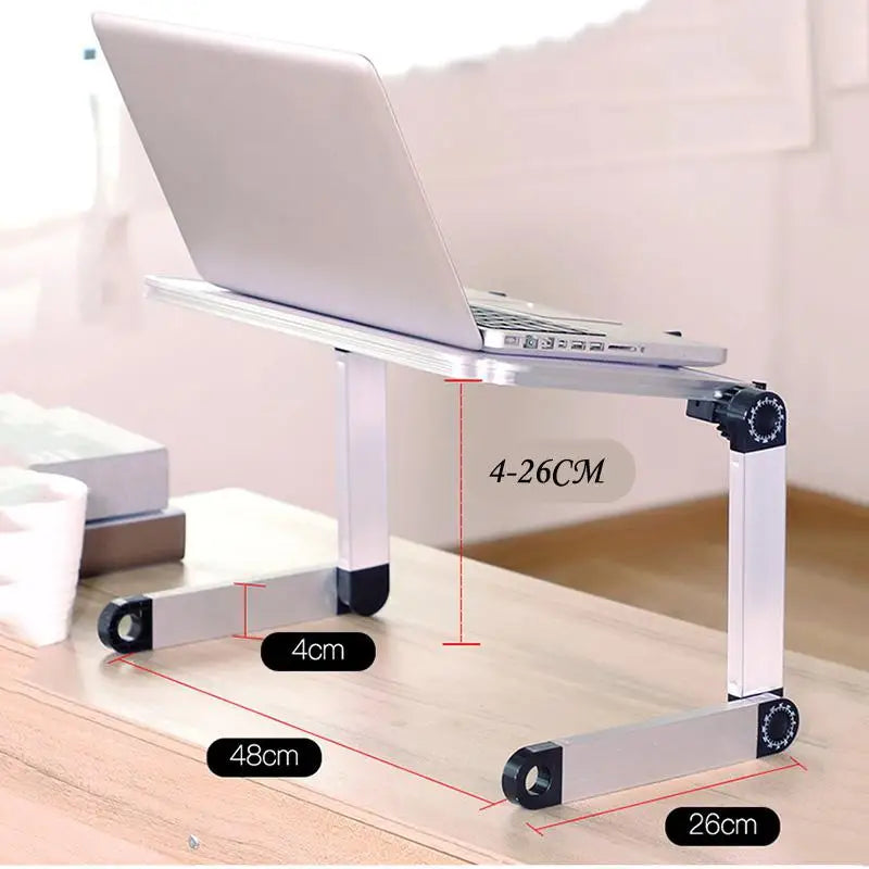 Laptop Stand Foldable Adjustable Notebook Stand Alloy Laptop Desk Computer Table Holder Tray Notebook PC Folding Desk Eagle Beacon