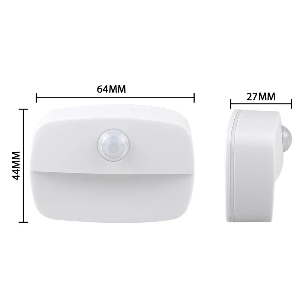 Motion Sensor Smart Led Night Light, Square Lens Eye Protection Bedside Lamp,for Wardrobe,Living Room,Bedroom,Staircase,Camping Eagle Beacon