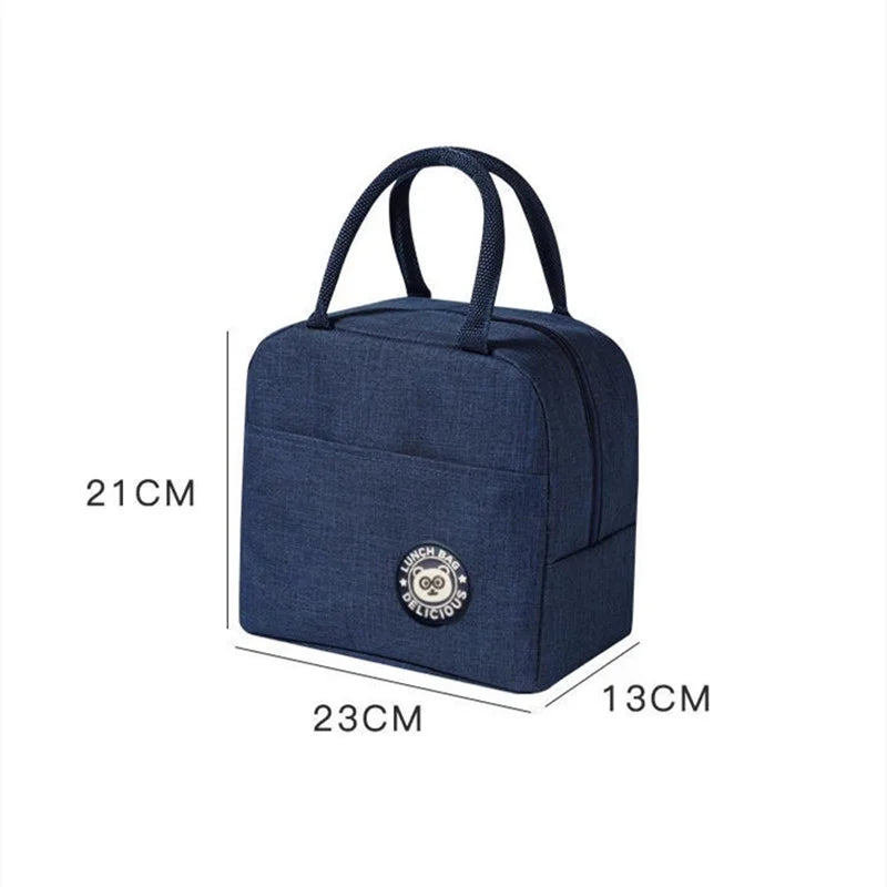 Kids Lunch Box Lunch Bag Portable Insulation Bags Reusable Cute Lunch Pail Bag Leakproof Cooler Lunch Tote Bag For Office Picnic Eagle Aerie