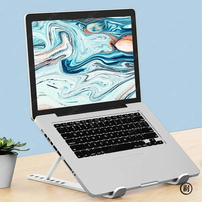 Portable foldable computer monitor stand, adjustable laptop stand, suitable for small-sized tablet dock accessories Eagle Beacon