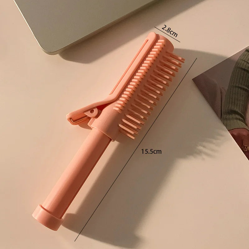 Hair Root Clips Retractable Hair Volumizing Styling Tool 2-in-1 Curling Comb Hair Roller Brush Hairdressing Comb Styling Tools Eagle Beacon