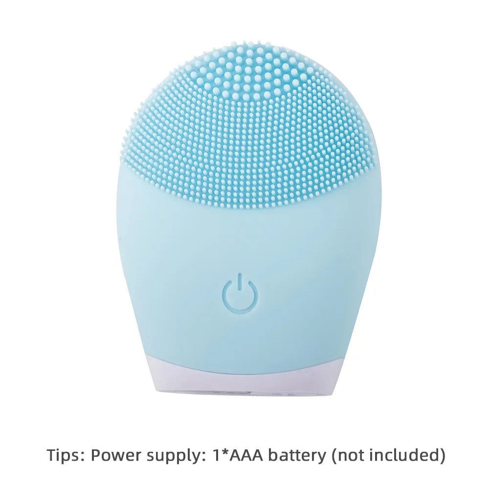 Electric Facial Cleansing Brush Face Skin Care Tools Waterproof Silicone Sonic Cleanser Facial Eagle Beacon