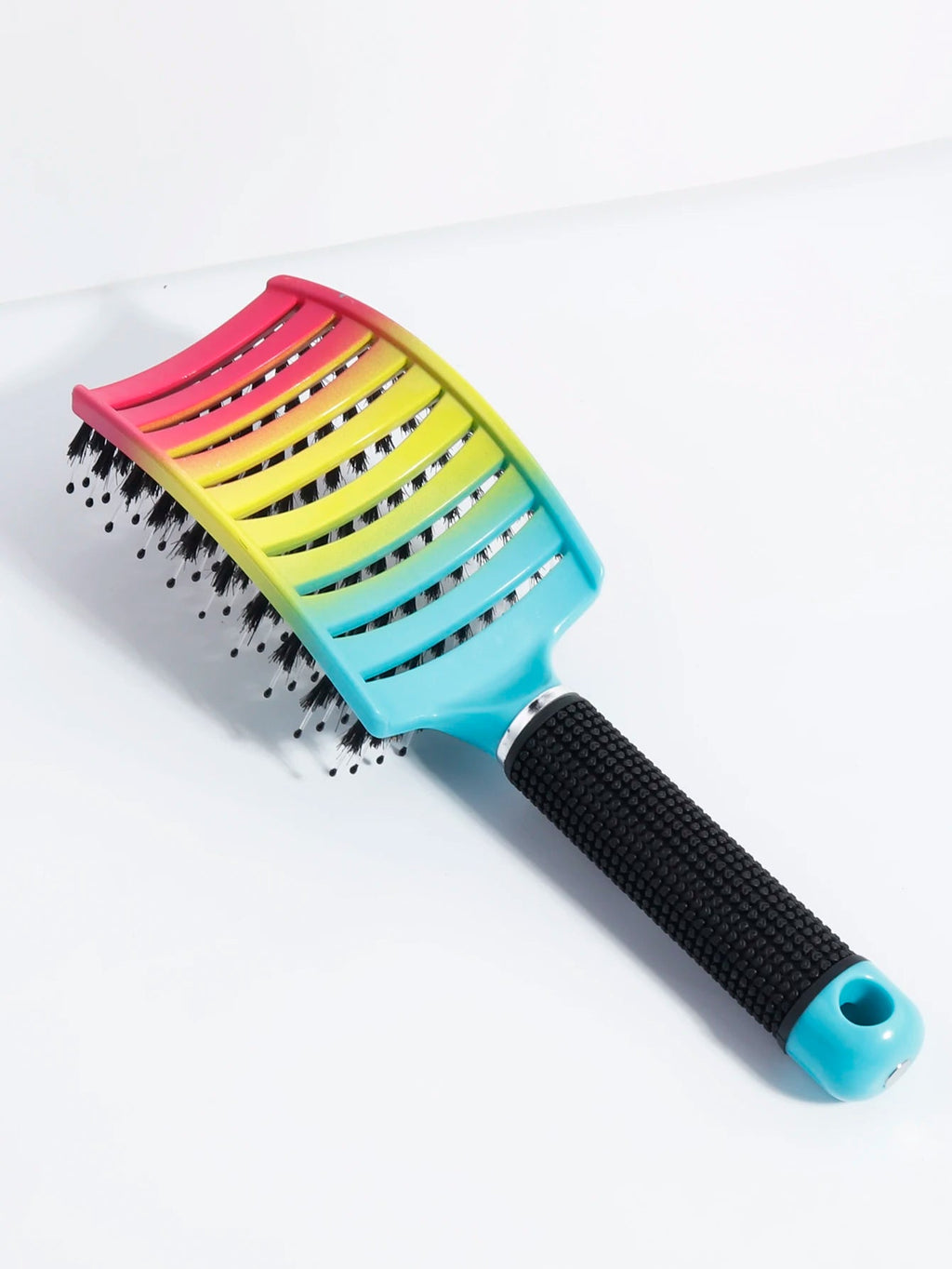 Detangling Hair Brush Bristle&Nylon Women Wet Massage Comb Curly Hairdressing Salon Styling Tools Special for real hair wigs Eagle Beacon