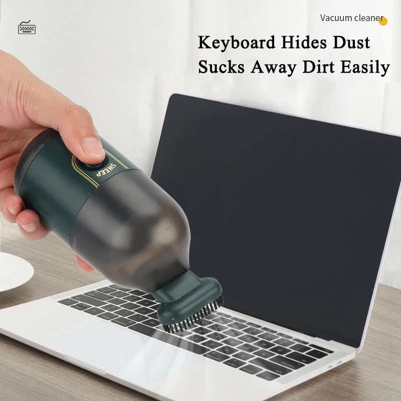 Mini Vacuum Cleaner Portable Wireless Power Usb Charging Car Home Computer Office Sweeping Machine Desktop Dust Eagle Beacon