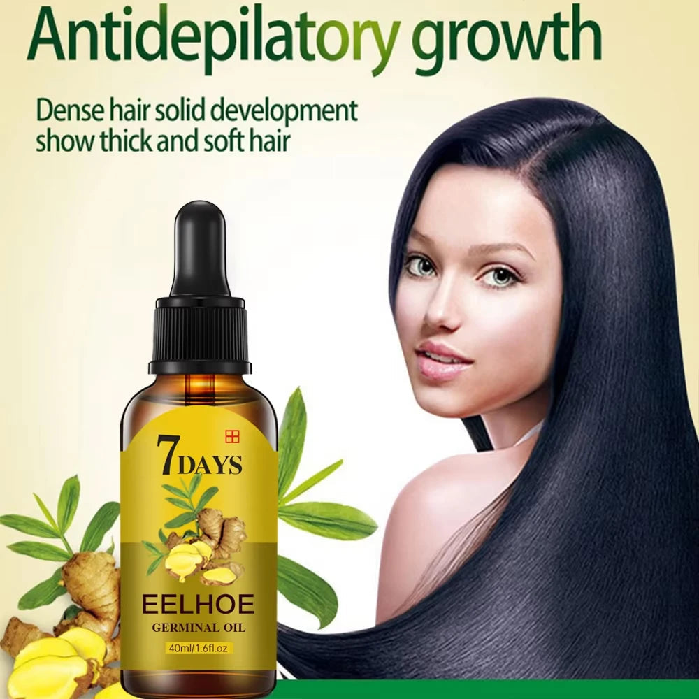 Hair Growth Serum Fast Growing Hair Essential Oil Beauty Hair Care Dense Regrowth Ginger Hair Promoting Regeneration Care Eagle Beacon