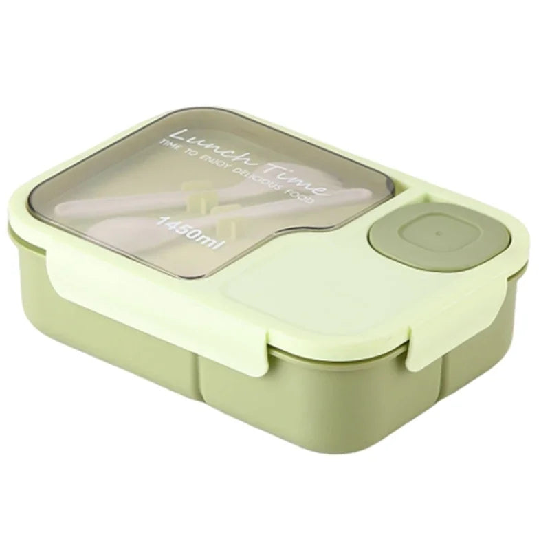 Portable Lunch Box Office Bento Box With Fork and Spoon Microwave Food Storage Container Reusable Food Boxes Quality Plastic Eagle Aerie
