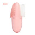 Double Sided Silicone Facial Cleansing Brush Manual Massage Facial Cleanser Brush Soft Bristles Deep Cleaning Exfoliator Tool Eagle Beacon