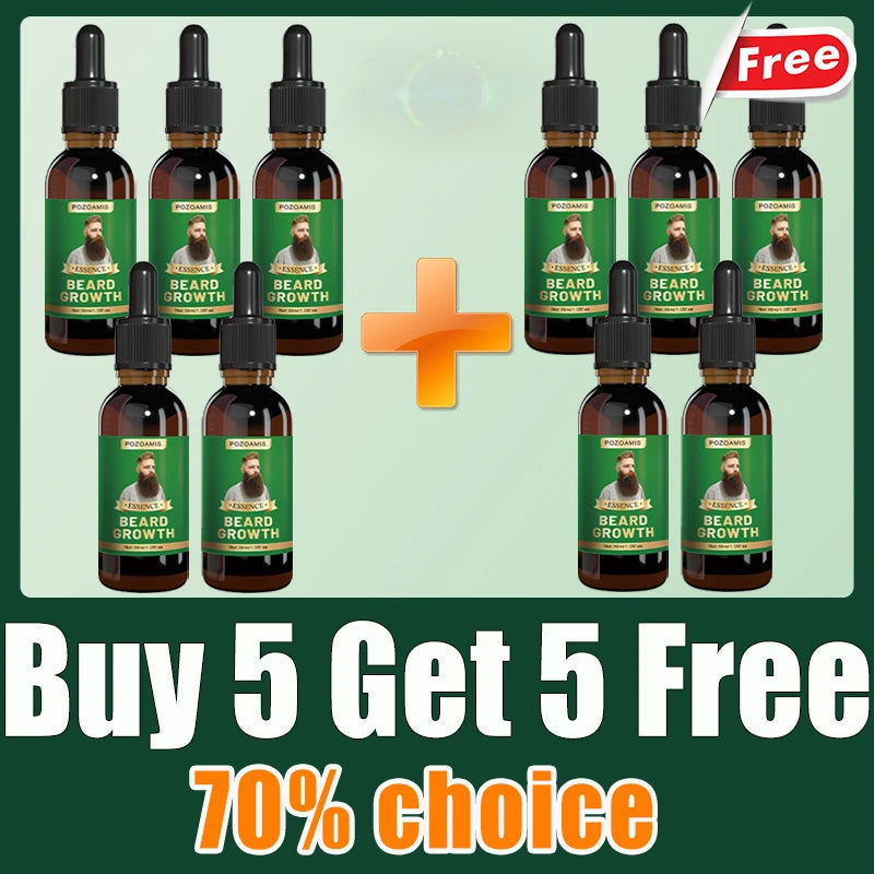 The most effective beard growth essence in 2025, grow a thick beard in 7 days. Chest hair, leg hair, beard and hair growth Eagle Beacon