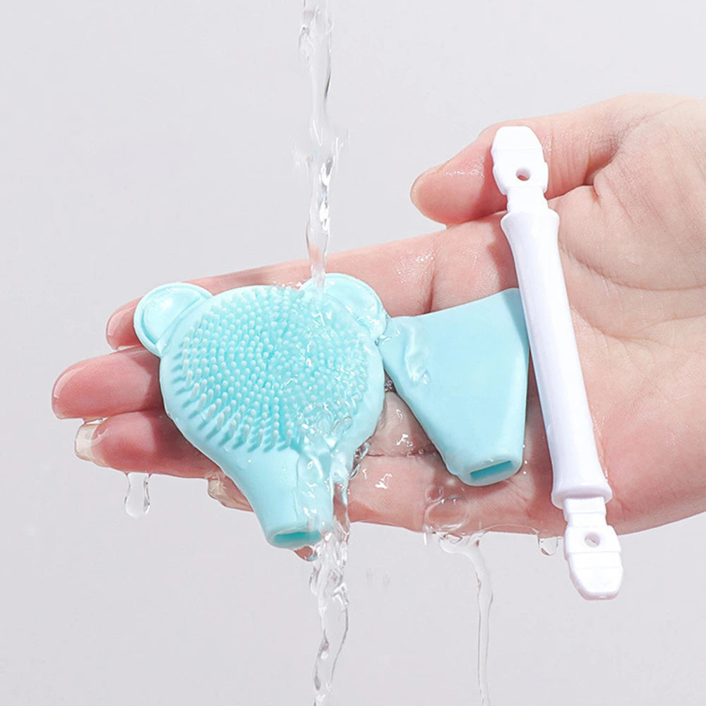 Cleansing Brush 2 In 1 Silicone Mask Brush And Facial Cleaning Brush Are Used For Exfoliation, Massage, Makeup Removal Skin Care Eagle Beacon