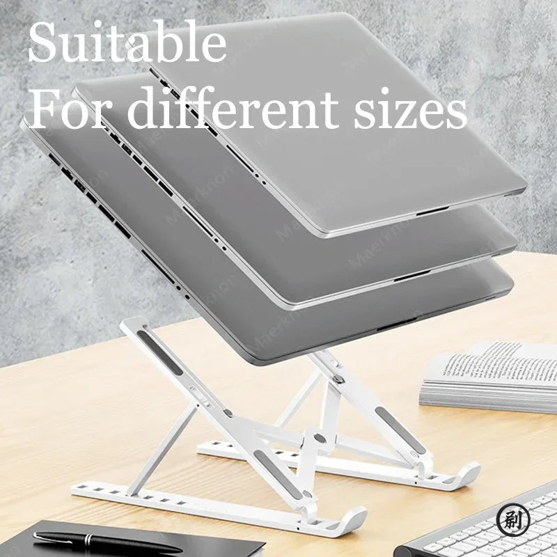 Portable foldable computer monitor stand, adjustable laptop stand, suitable for small-sized tablet dock accessories Eagle Beacon