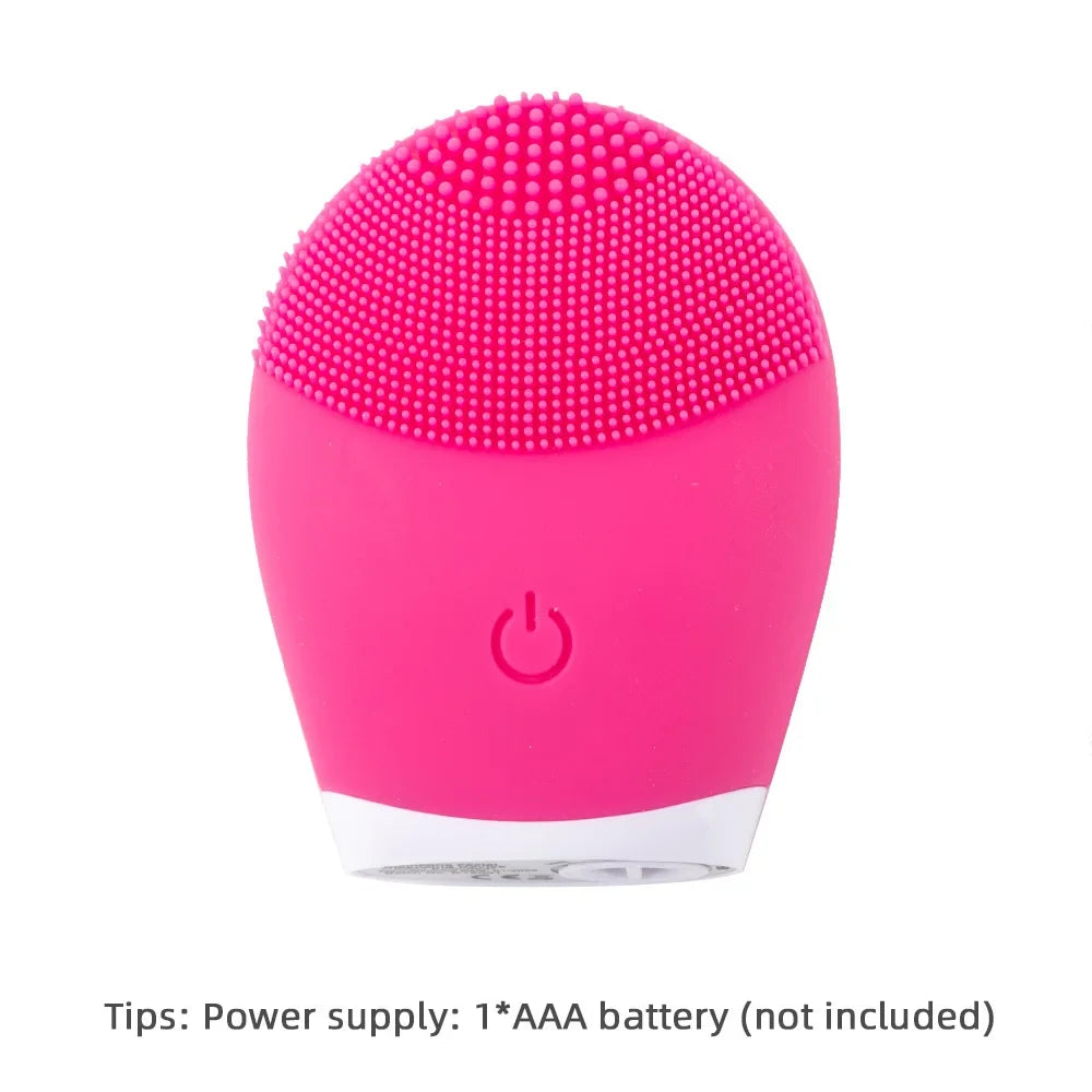 Electric Facial Cleansing Brush Face Skin Care Tools Waterproof Silicone Sonic Cleanser Facial Eagle Beacon