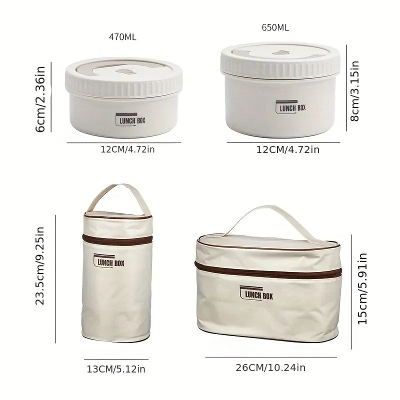 Lunch Box Portable Insulated Lunch Container Set Stackable Bento Stainless Steel Lunch Container Eagle Aerie