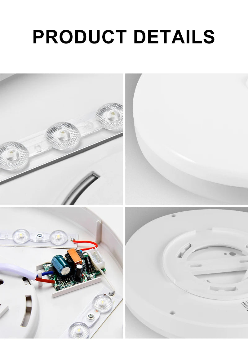 Motion Sensor Ceiling Light Modern Smart Sensor LED Lamp Human Infrared Sensing Lamp Indoor for Garage Corridor Lighting Fixture Eagle Beacon