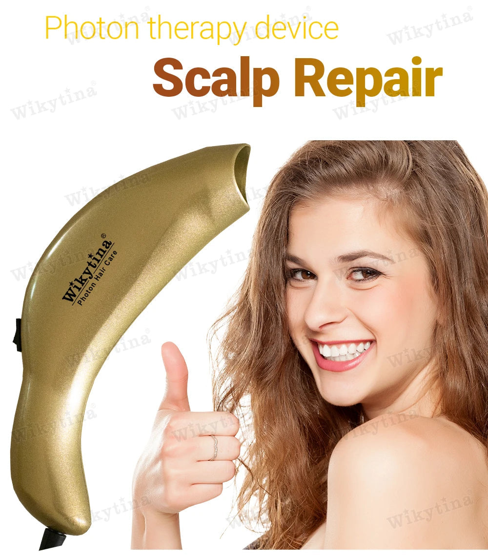 Clinical Grade LLLT Hair Regrowth Device Anti Hair Loss Machine For Scalp Health Thinning Hair Stress Anxiety Management Eagle Beacon