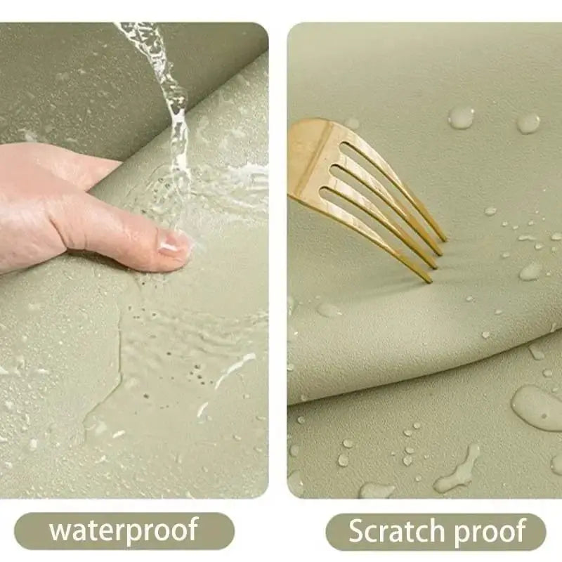 Leather Table cloth for Home Easy Clean Table Protector Waterproof Tea Coaster Large Desk Mat Anti-Slip Gamer Keyboard Mouse Mat Eagle Aerie