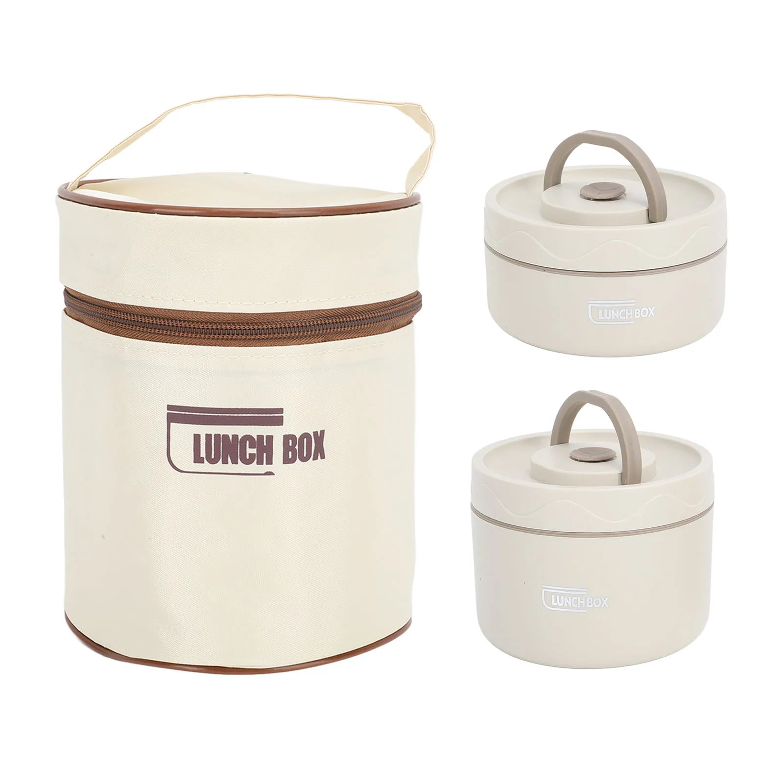 Thermal Lunch Box  304 Stainless Steel Multifunction Portable Insulated Lunch Container with Thermal Bag For School Student Eagle Aerie