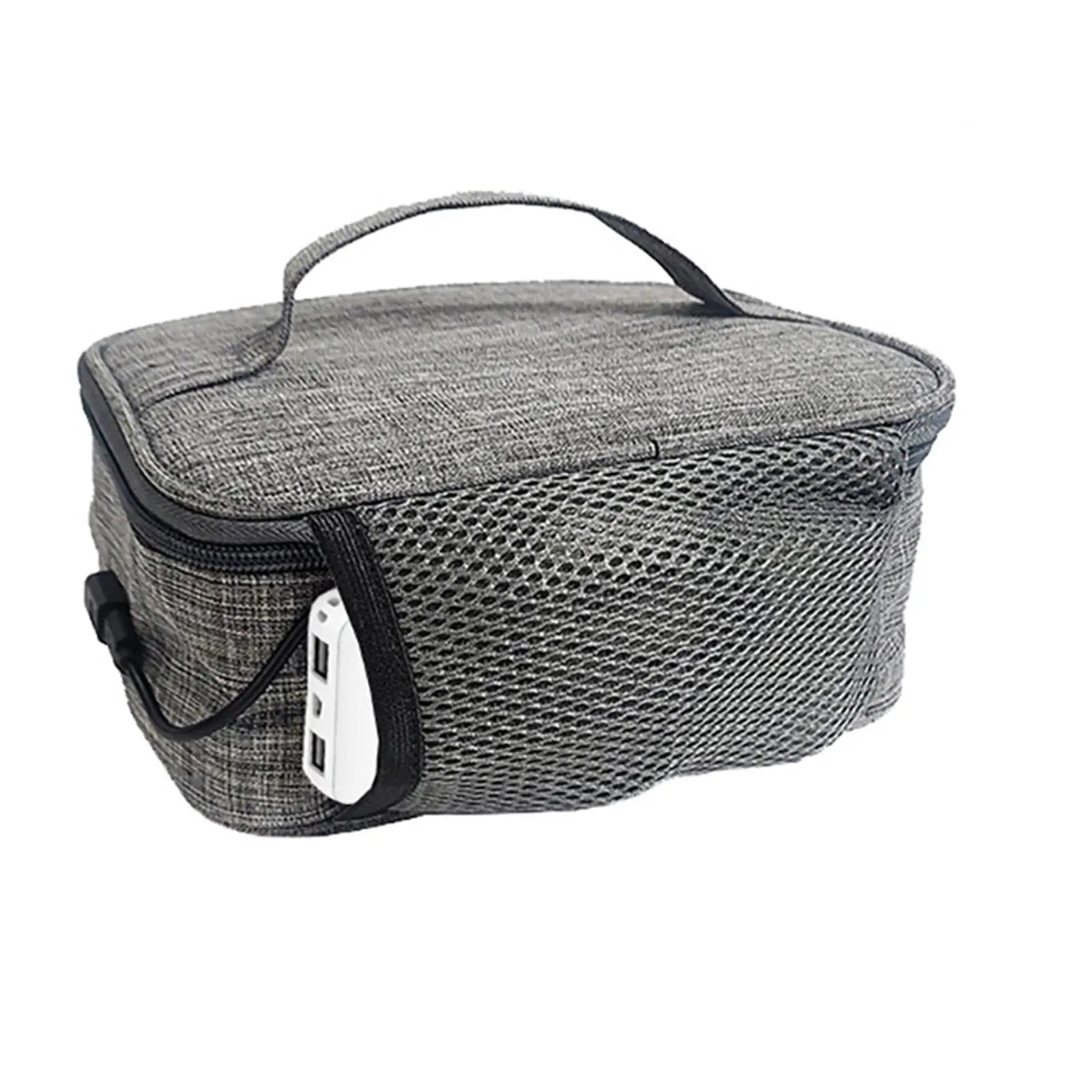 USB Heated Lunch Boxes Bag Container Oxford Cloth Food Warmer Waterproof Material Convenient Reusable Personal Microwave Durable Eagle Aerie