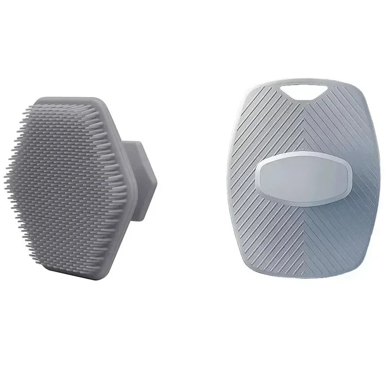 Silicone Cleaning Brush Face Cleansing Scrubber Massager Manual Facial Cleansing Brush Exfoliating Gentle Beard Skin Care Tool Eagle Beacon