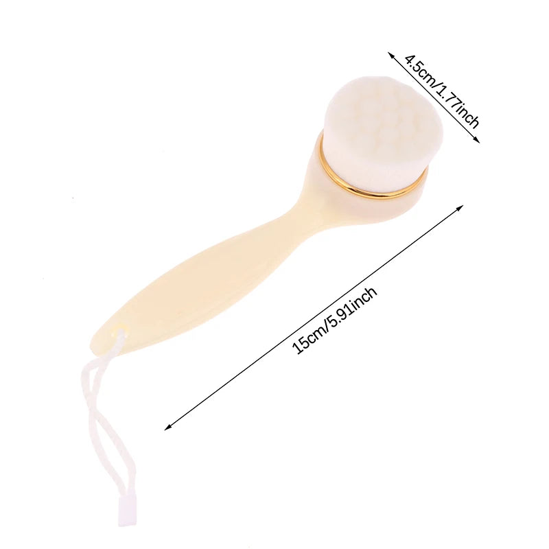 Handle Facial Washing Brush Exfoliating Face Brush Facial Brush Face Cleansing Brush For Lady Face Cleaning Women Eagle Beacon
