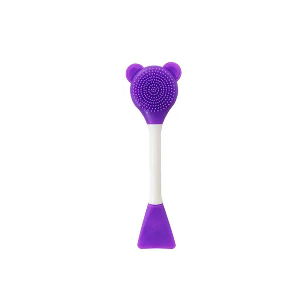 Cleansing Brush 2 In 1 Silicone Mask Brush And Facial Cleaning Brush Are Used For Exfoliation, Massage, Makeup Removal Skin Care Eagle Beacon