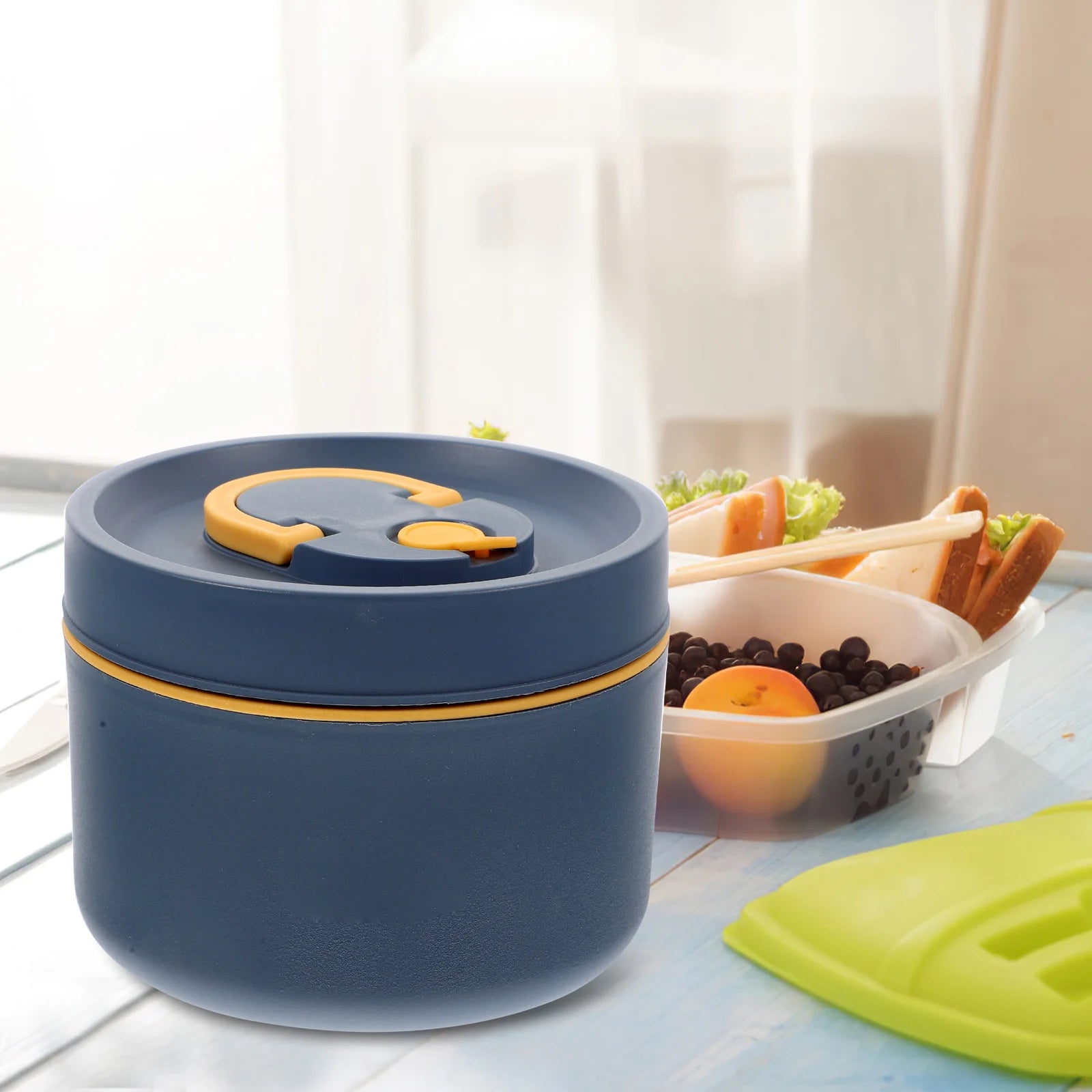 Insulated Lunch Box Thermal Bento Container Household Food Storage Meal Box For Multifunctional Reusable Thermal Lunch Box Snack Eagle Aerie