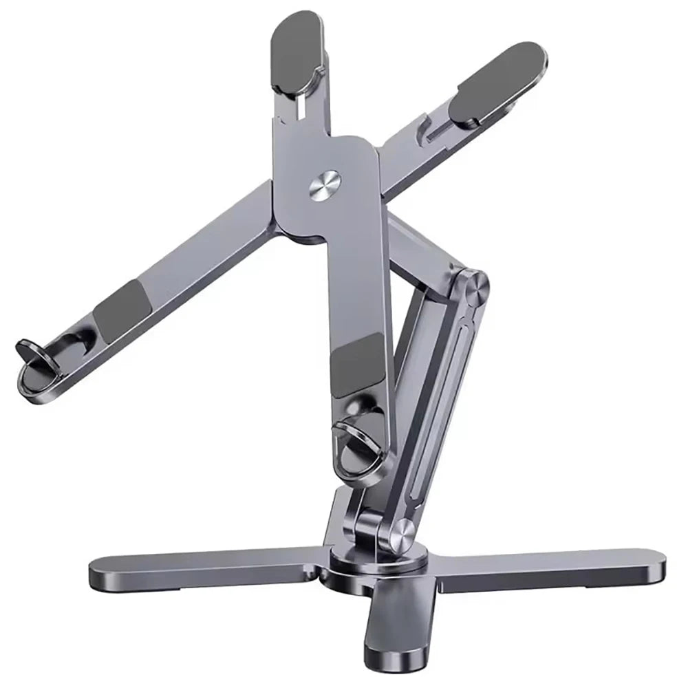 Foldable Laptop Stand 360°Rotation Notebook Table Holder Aluminum Alloy Portable Book Tablet Bracket Open-ended Heat Dissipation Eagle Beacon