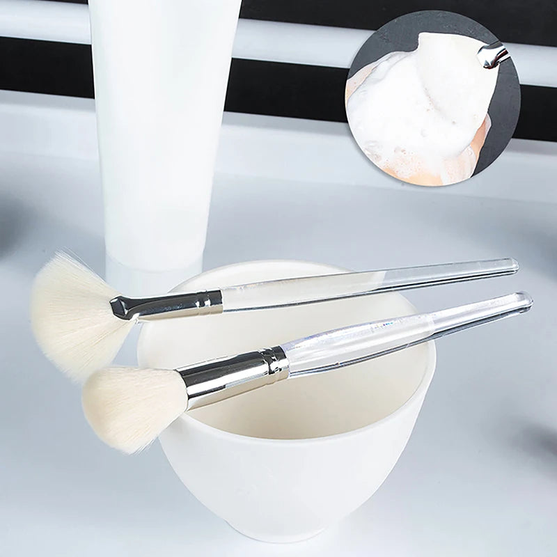 Soft-Bristled Facial Cleansing and Massage Brush – Portable Skincare Tool for Face Washing and Mask Application Eagle Beacon